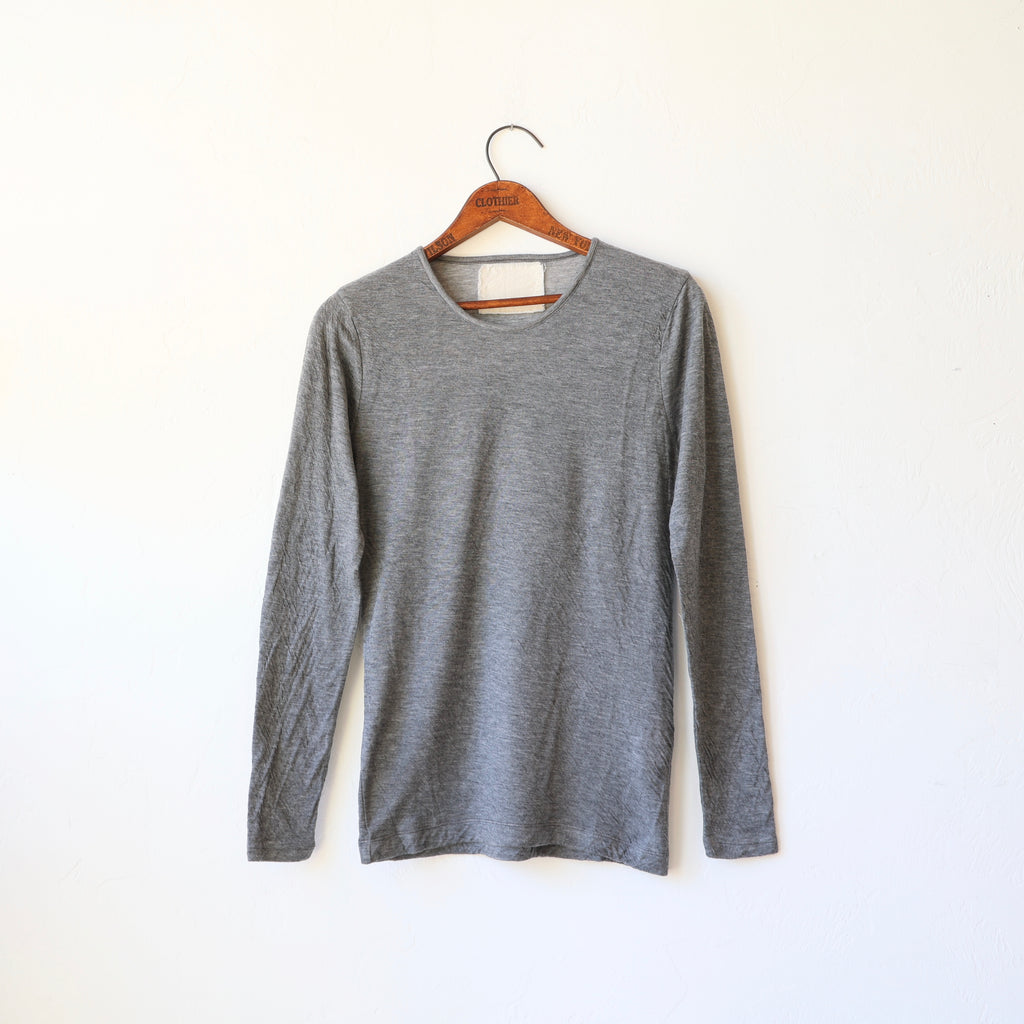 V::room Double Face Super Soft Tee - Grey
