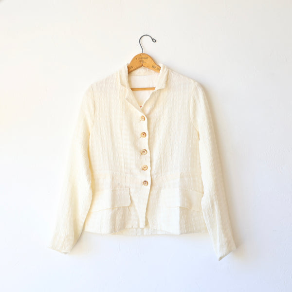 H+ Hannoh Wessel Jacket - Natural Gingham | Bon