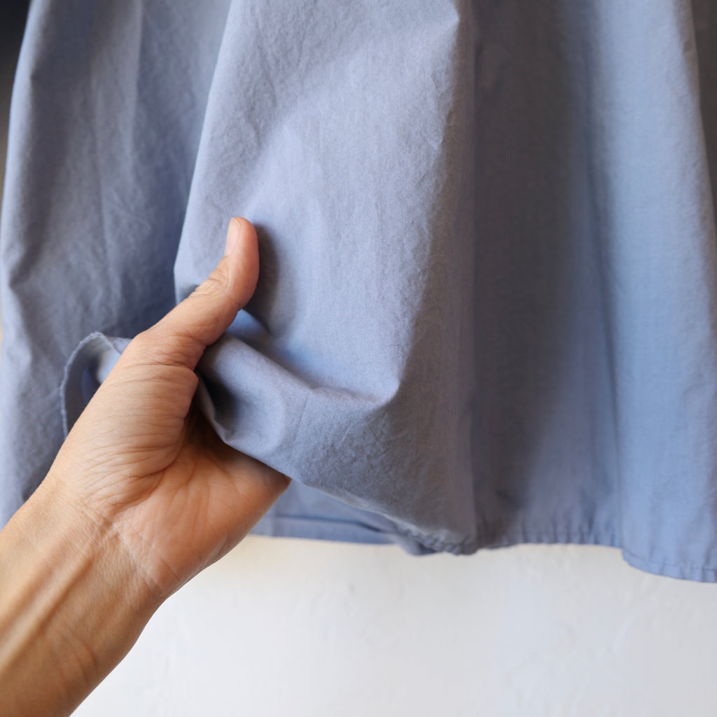 Manuelle Guibal Gathered Shirt - Dust Blue