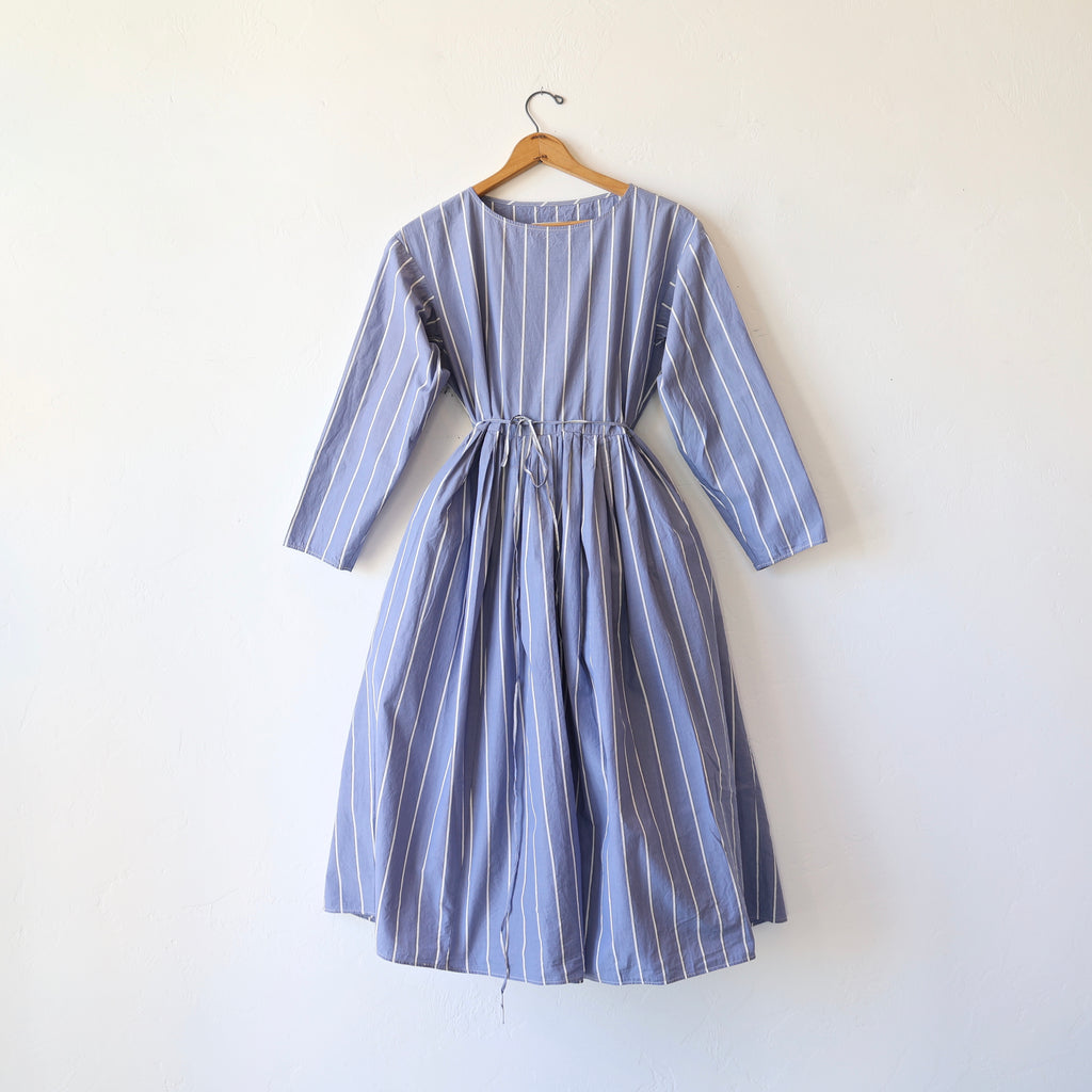 Manuelle Guibal Boni Dress - Soft Blue Stripe