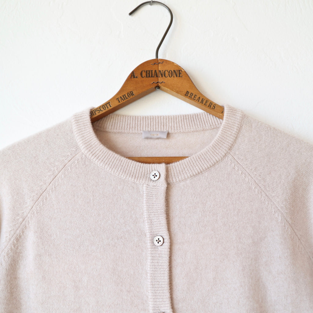 Makie Wool/Cashmere Cardigan - Natural