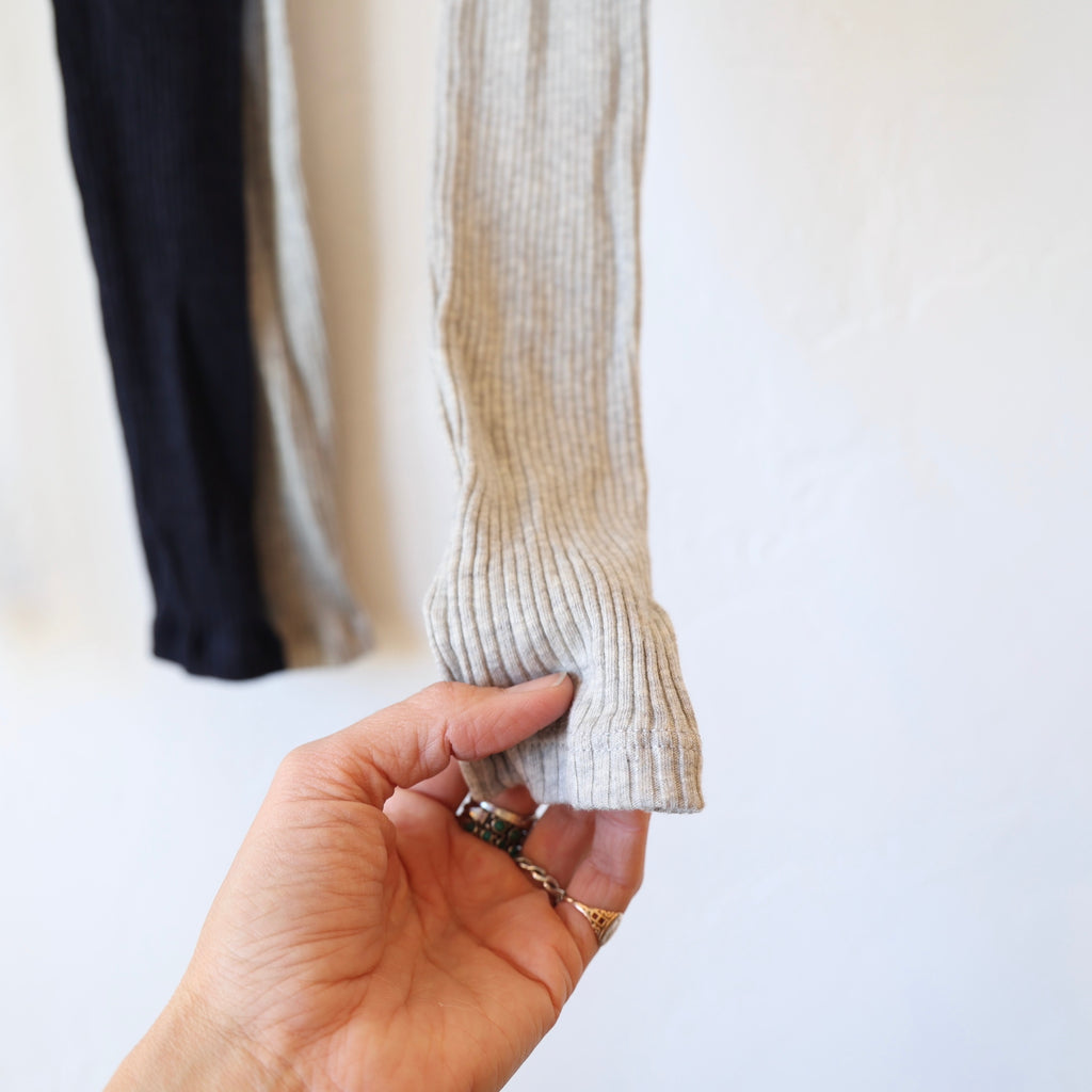 Makié Cotton/Wool Ribbed Leggings - 2 Colors