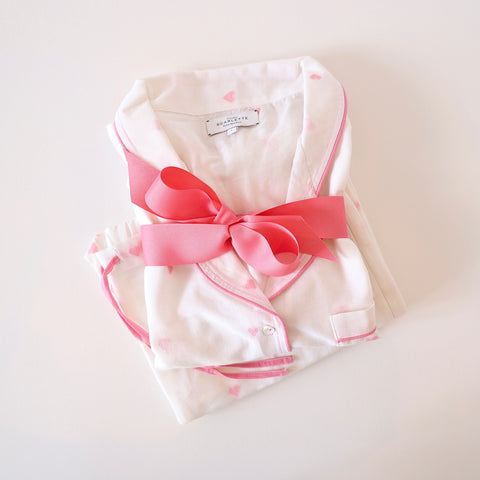 Scarlette Handwoven Heart Pajama Set