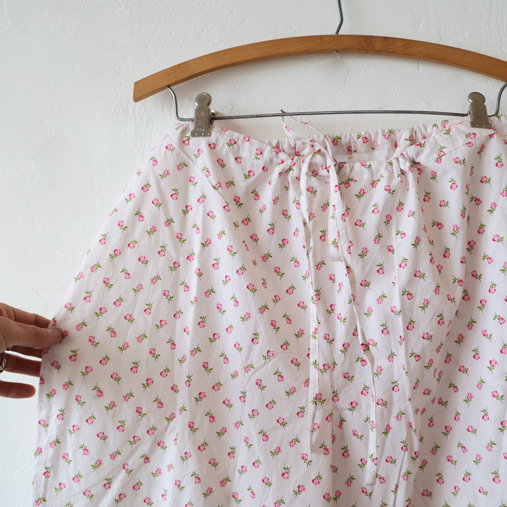Domi Oversized Cotton Pajama Set - Pink Floral