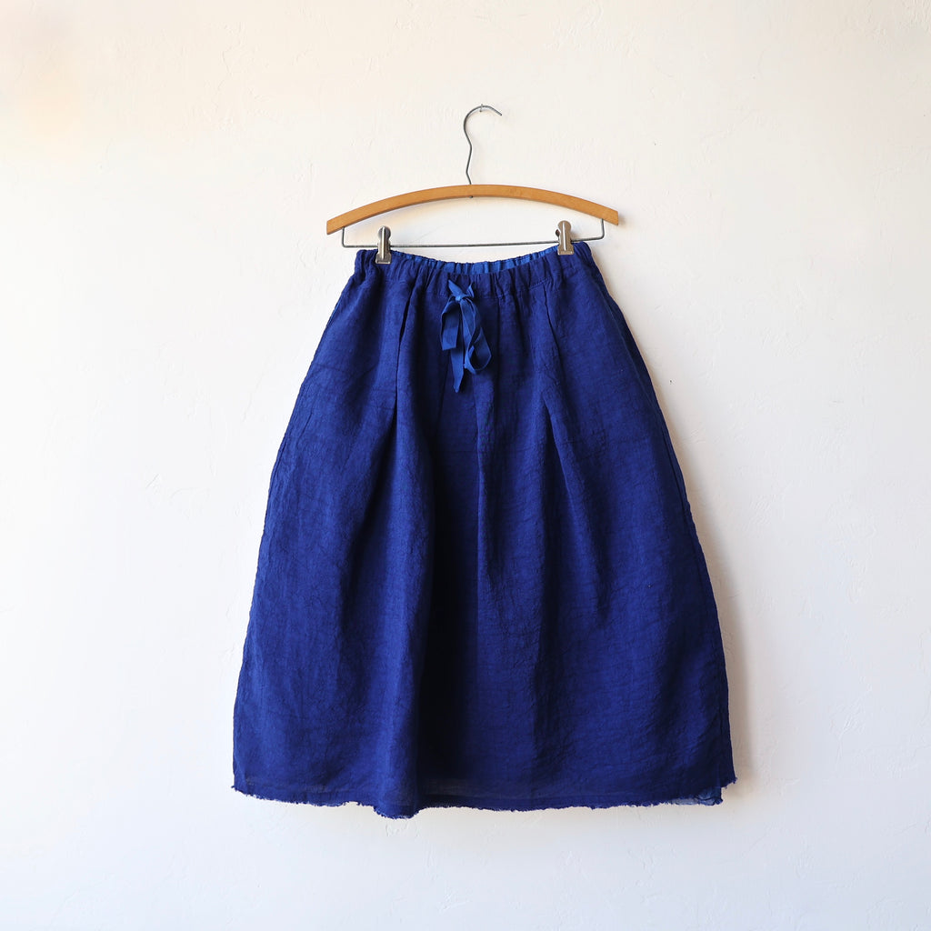 H+ Hannoh Elastic Waist Skirt - Blue