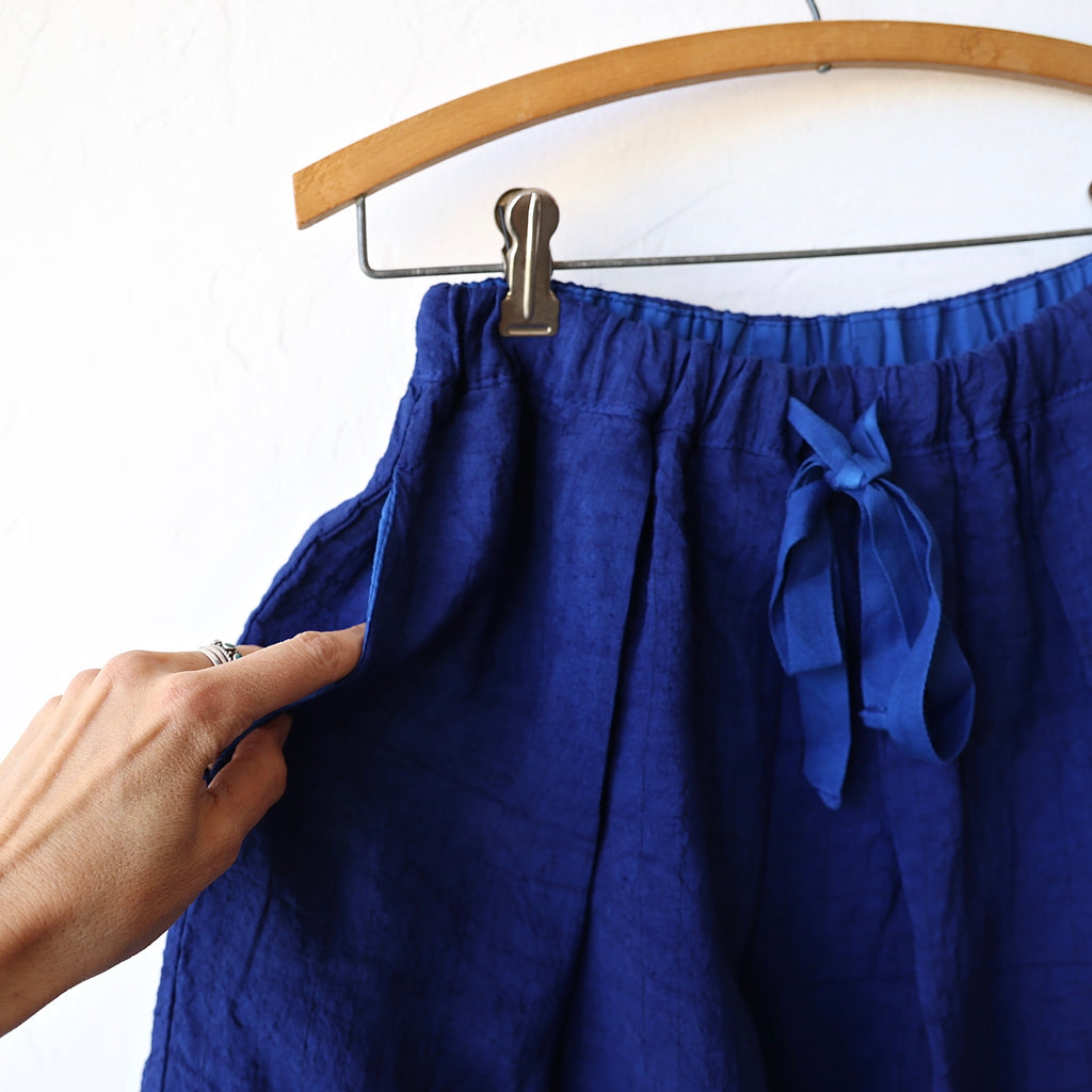 H+ Hannoh Elastic Waist Skirt - Blue