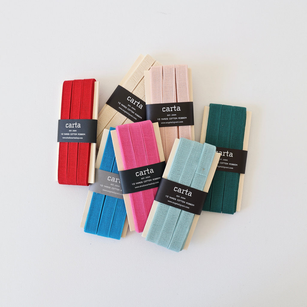 Studio Carta Loose Weave Cotton Ribbon - 7 Colors